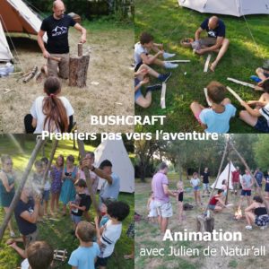 camping le lidon animation bushcraft