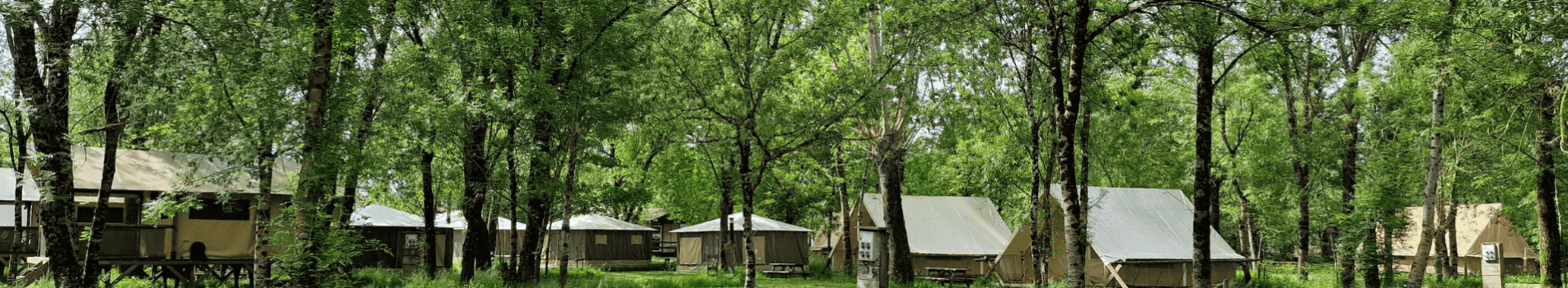 Emplacement au camping le lidon